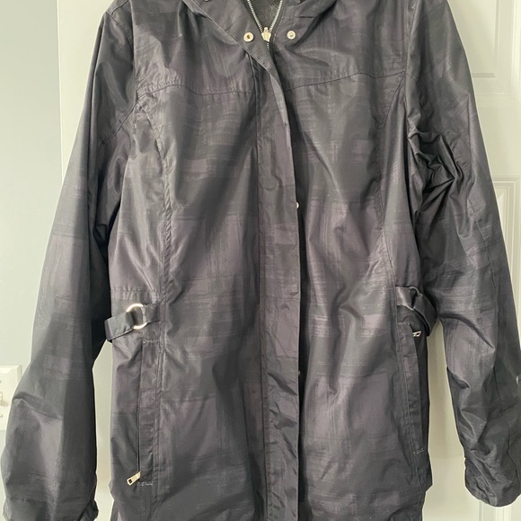 Free Country Woman’s Coat with Faux fur lining Size 1X Dark Gray - Picture 2 of 10